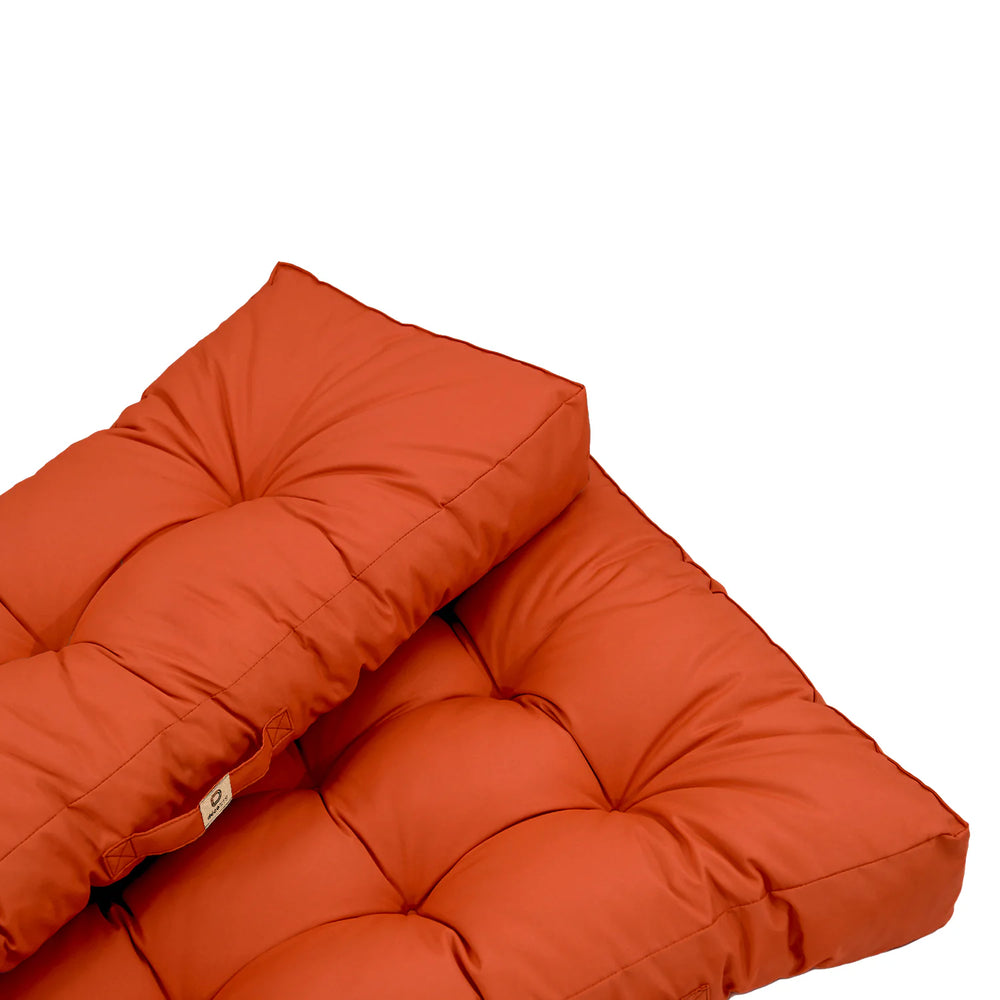 Palletkussenset 120x80 Oranje, polyester stof