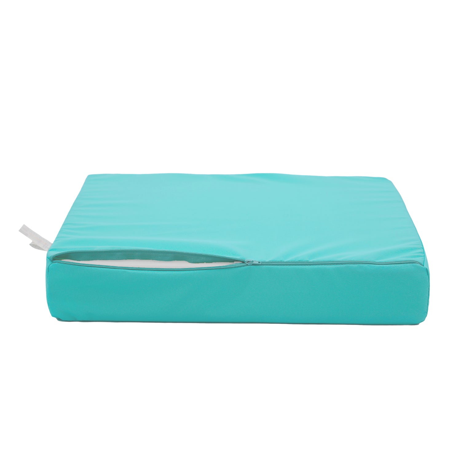 Coussins pour salon de jardin déhoussable 60x70cm Bleu caraïbes - Deco-arts.fr