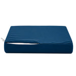 Gartenlounge-Kissen-Set 60x70 Petrolblau - Abnehmbar & UV-beständig (Sitzfläche + Rückenlehne)
