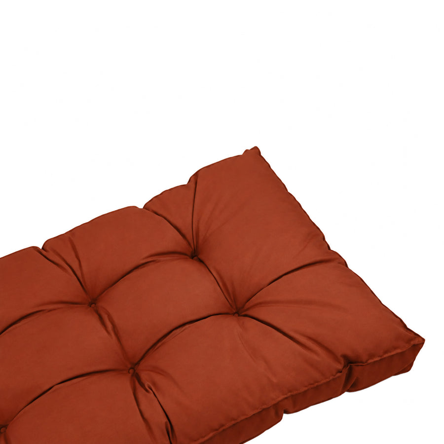 Gewatteerde bankkussenset 120x60 Terracotta – foto 8