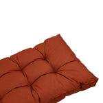 Conjunto de Almofadas Acolchoadas para Banco 100x50 Terracota - Espesso 15cm (1 Assento + 2 Encostos)