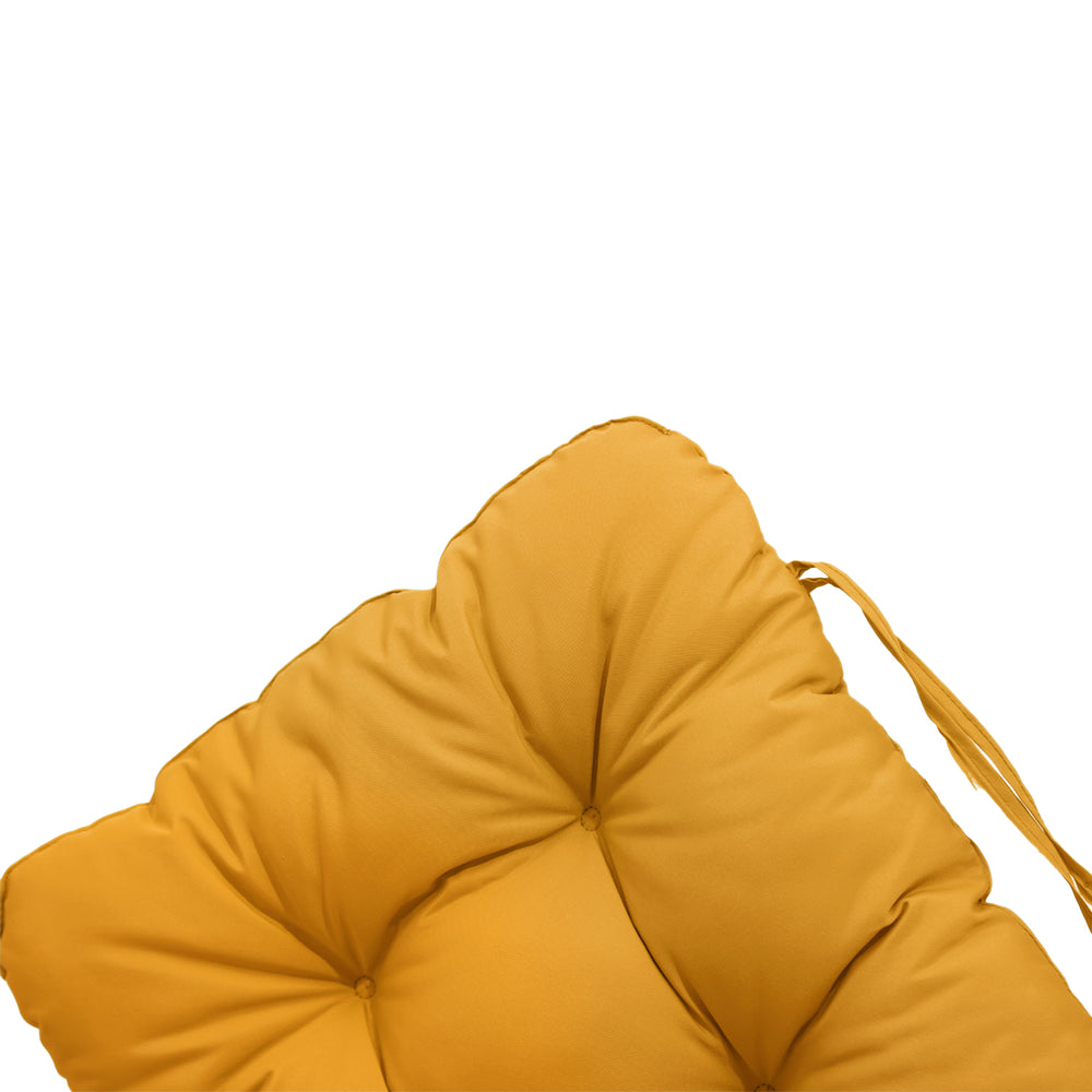 High-Back Chair Cushion 120x50 Yellow – photo 6