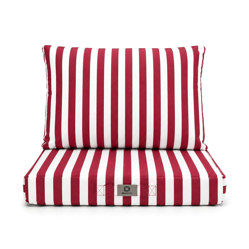 Garden Seat Cushion Set 50x60 Stripe Red – photo 8