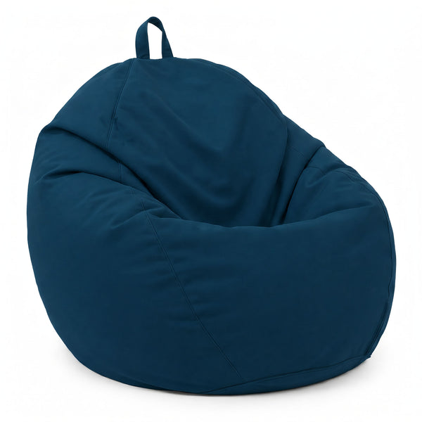 XL Pear Bean Bag 110x120 Petrol Blue - Removable Cover & Waterproof (Garni Beads)