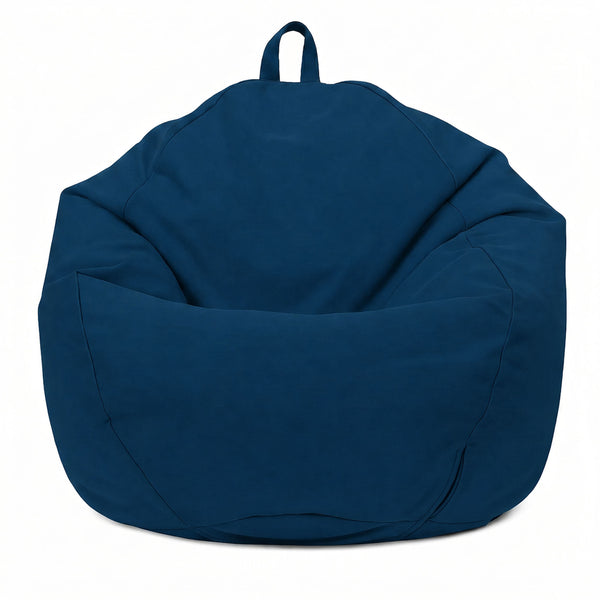 XL Pear Bean Bag 110x120 Petrol Blue - Removable Cover & Waterproof (Garni Beads)