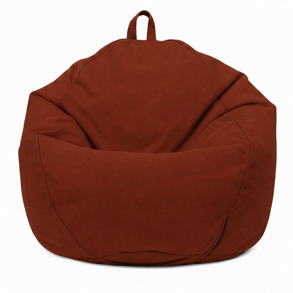 Pufe Pera XL 110x120 Terracota - Capa Amovível & Impermeável (Garni Esferas)