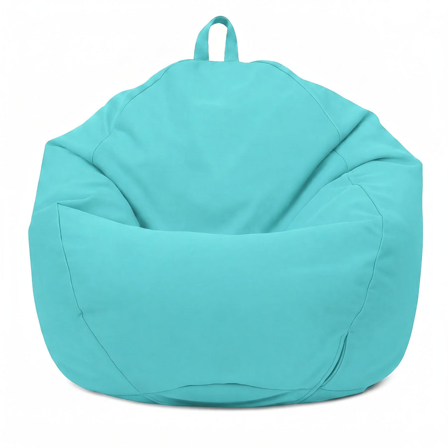 XL Pear Bean Bag 110x120 Caribbean Blue, UV-resistant fabric