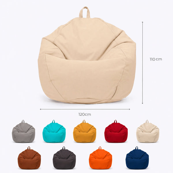 XL Outdoor Bean Bag - 110x120 cm - Beige