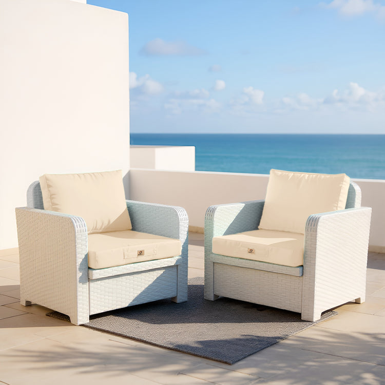 Coussins pour salon et fauteuil de jardin 50x60cm