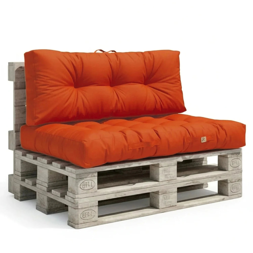 Palletkussenset 120x80 Oranje, 15 cm dik