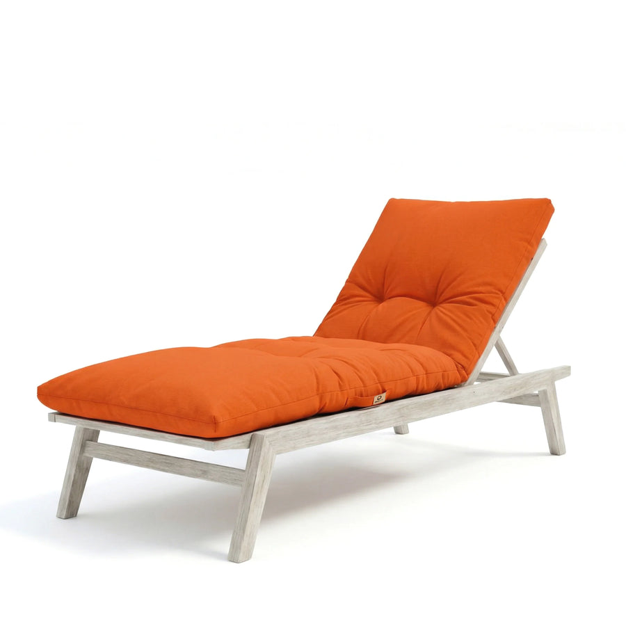 Ligbedkussen 185x55 Oranje, polyester stof