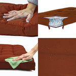 Matelas terracotta 185x55 cm - imperméable