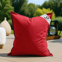 Housse pour Pouf Géant XL 120x80cm Intérieur et Extérieur - Rouge piment
