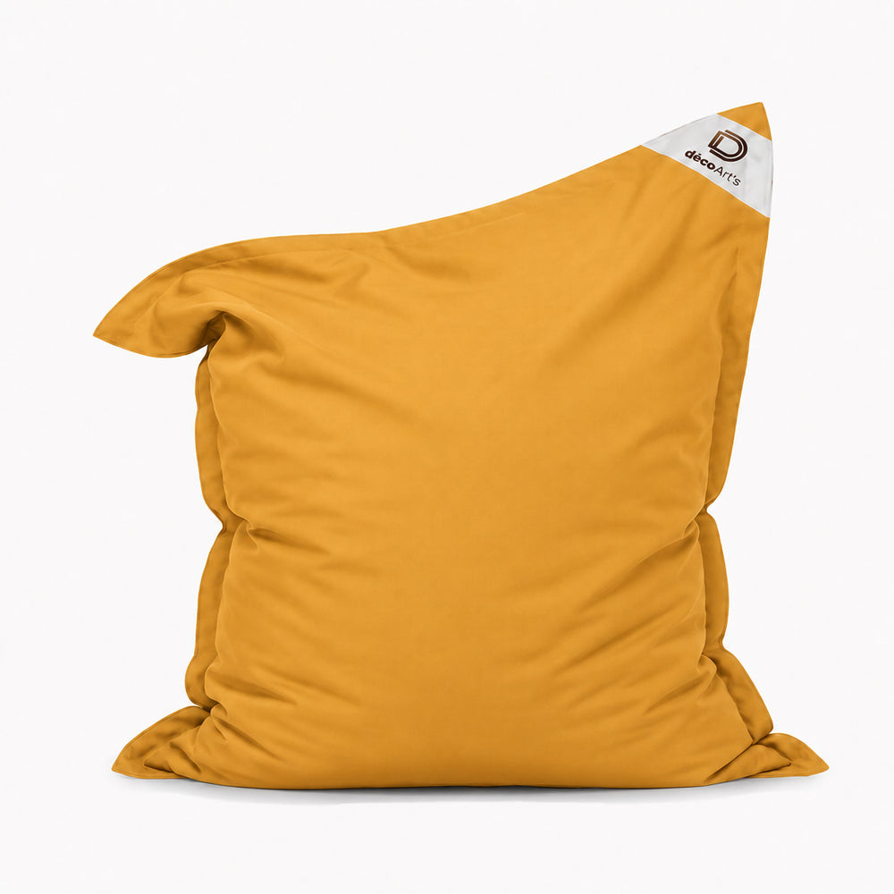 Housse de Pouf XL 120x80 Jaune Miel – photo 6