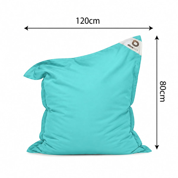Capa de Pufe XL 120x80 Azul Caraíbas - (Capa Avulsa para Encher - Interior/Exterior)