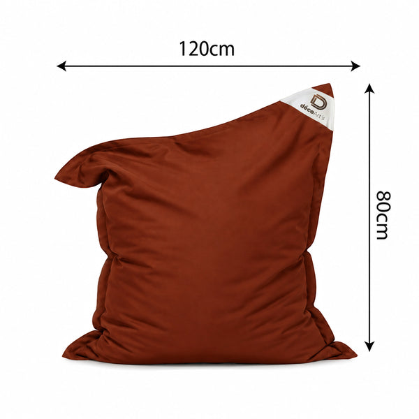 Capa de Pufe XL 120x80 Terracota - (Capa Avulsa para Encher - Interior/Exterior)