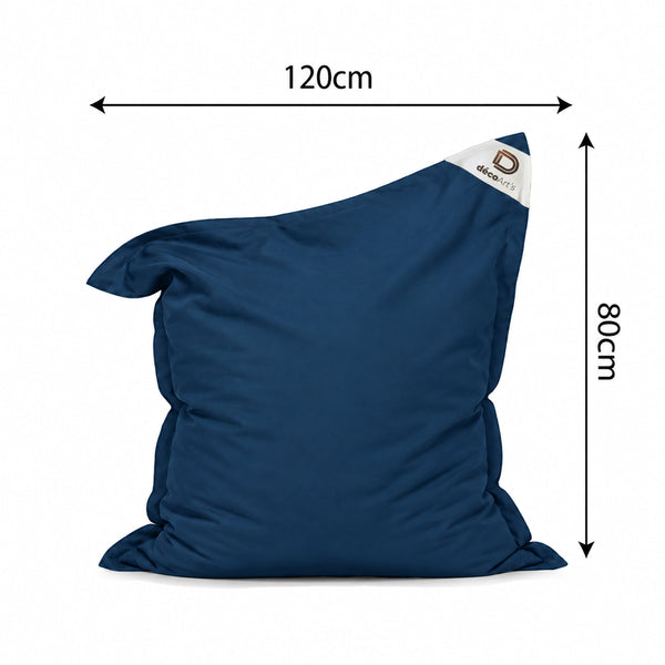 Capa de Pufe XL 120x80 Azul Petróleo - (Capa Avulsa para Encher - Interior/Exterior)