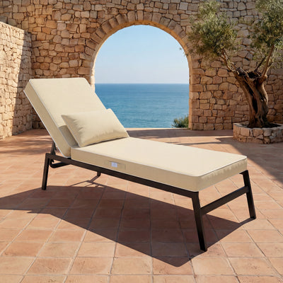 Matelas Transat Premium 190x60 Jaune Beurre - vue principale