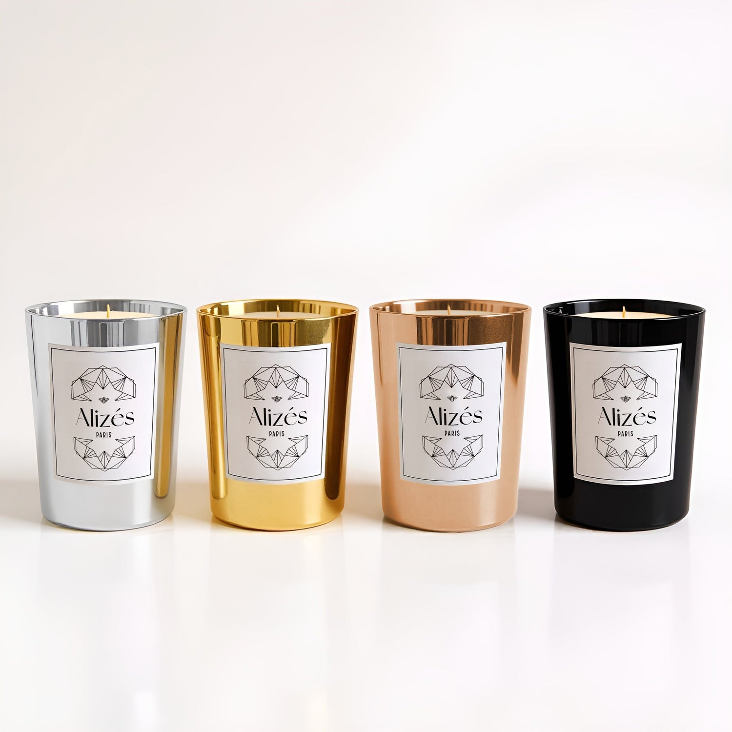 Coffret La Découverte – 4 Bougies 180g – Collection Alizés Paris - Deco-arts.fr