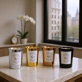 Coffret La Découverte – 4 Bougies 180g – Collection Alizés Paris - Deco-arts.fr