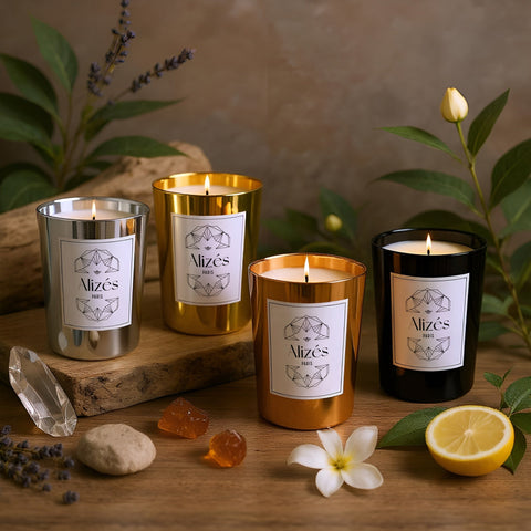 Entdeckungsset – 4 Kerzen 180g – Kollektion Alizés Paris