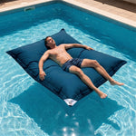 XXL drijvende zitzakhoes 180x140 Petroleumblauw - (Hoes om zelf te vullen - Spécial Zwembad)