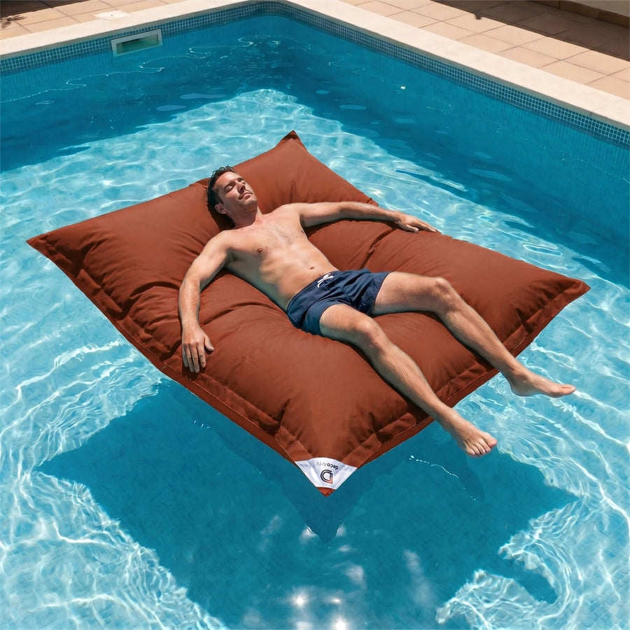 Capa de Pufe Flutuante XXL 180x140 Terracota – foto 7