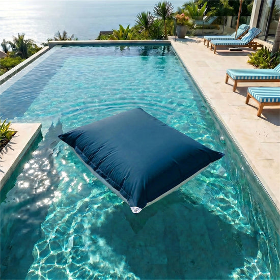 XXL Floating Bean Bag Cover 180x140 Petrol Blue - (Cover Only - To Fill - Spécial Pool)