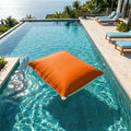 Pouf Géant Flottant 180x140 Orange - Piscine & XXL (Billes)