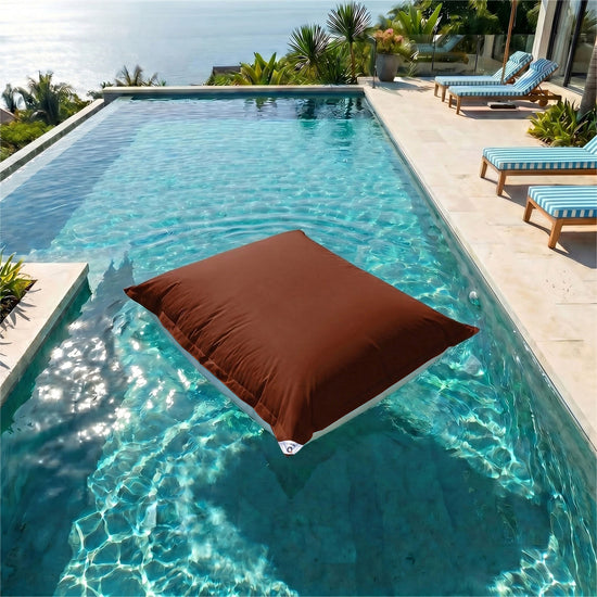XXL Floating Bean Bag Cover 180x140 Terracotta - (Cover Only - To Fill - Spécial Pool)