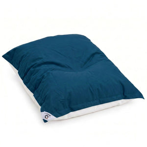 Pouf Géant Flottant 180x140 Bleu Pétrole - Piscine & XXL (Billes)