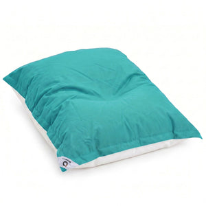 Housse de Pouf Flottant XXL 180x140 Bleu Caraïbes - (Housse Seule à Garnir - Spécial Piscine)