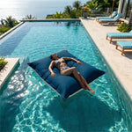 XXL drijvende zitzakhoes 180x140 Petroleumblauw - (Hoes om zelf te vullen - Spécial Zwembad)