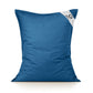 Housse pour Pouf Géant XL 120x80cm Intérieur et Extérieur - Bleu pétrole - Deco-arts.fr