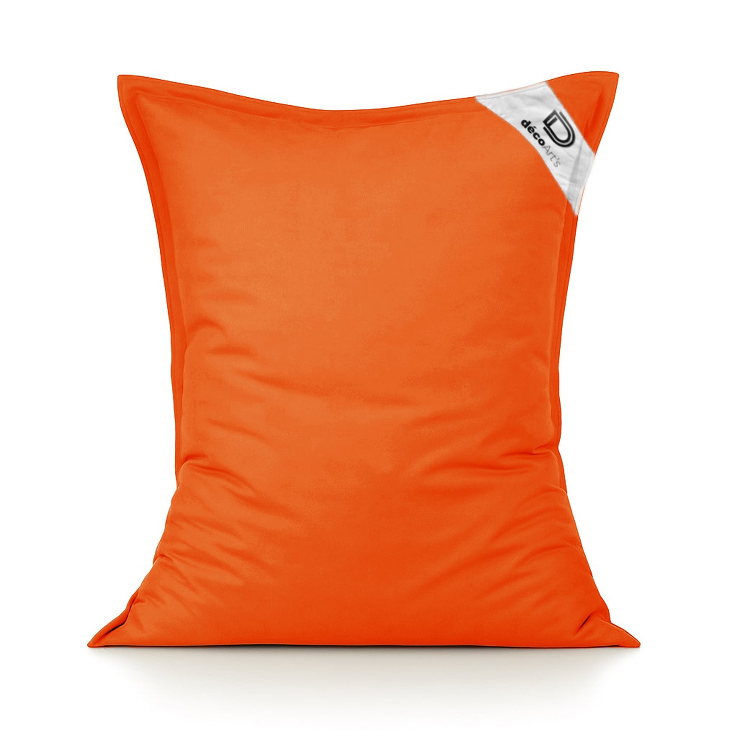 Housse pour Pouf Géant XL 120x80cm Intérieur et Extérieur - Orange - Deco-arts.fr