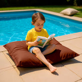 Housse pour Pouf Géant XL 120x80cm Intérieur et Extérieur - Terracotta - Deco-arts.fr