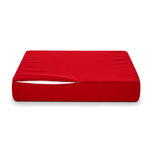 Conjunto de Almofadas para Sala de Jardim 50x60 Vermelho - Largura 60cm (Assento + Encosto)