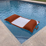 XXL Floating Pool Bean Bag 170x90 Terracotta - Bead Hammock Mattress (Adult Comfort)