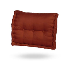 Rückenkissen für Palette, gepolstert mit Polyester-Terrakotta, 60 x 40 x 15 cm