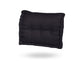 Coussin dossier pour palette capitonné en Polyester Gris carbone 60x40x15cm - Deco-arts.fr