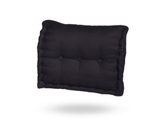 Back cushion for pallet padded in Carbon Gray Polyester 60x40x15cm
