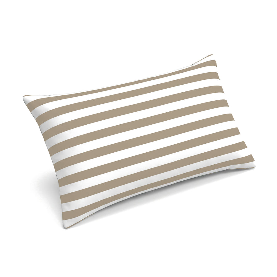 Kopfkissen 60x35, beige Streifen, der Premium-Liegenauflage