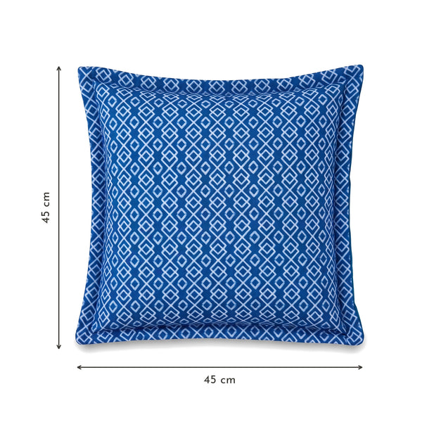 Almofada decorativa 45x45 padrão Geométrico Verde – dimensões 45 x 45 cm