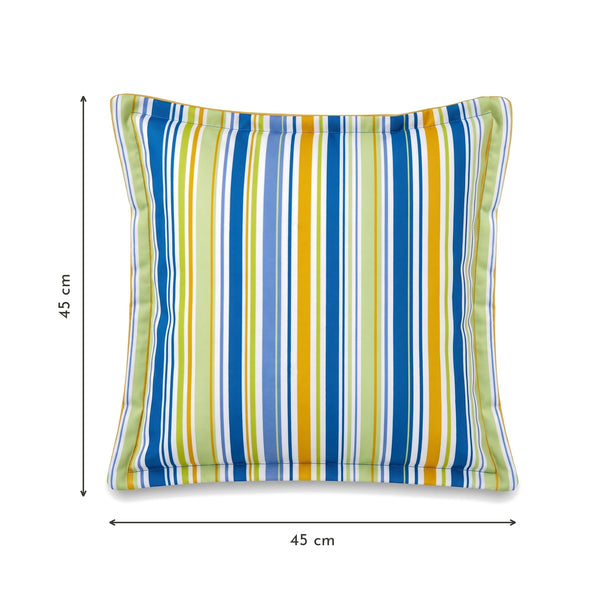 Almofada decorativa 45x45 padrão Riscas Solares – dimensões 45 x 45 cm