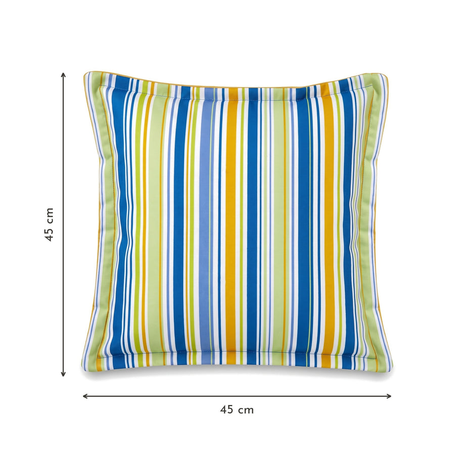 Almofada decorativa 45x45 padrão Riscas Solares – dimensões 45 x 45 cm