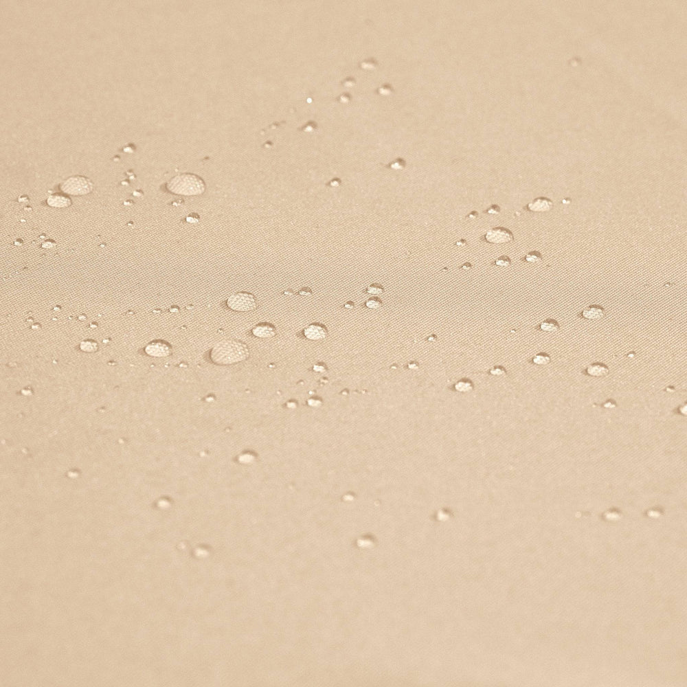 Colchão para Espreguiçadeira 185x60 Bege, enchimento de espuma de alta densidade