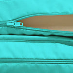 Matelas bain de soleil 185x60 cm bleu Caraïbes pour transat, déhoussable et imperméable, de marque Deco-arts.fr