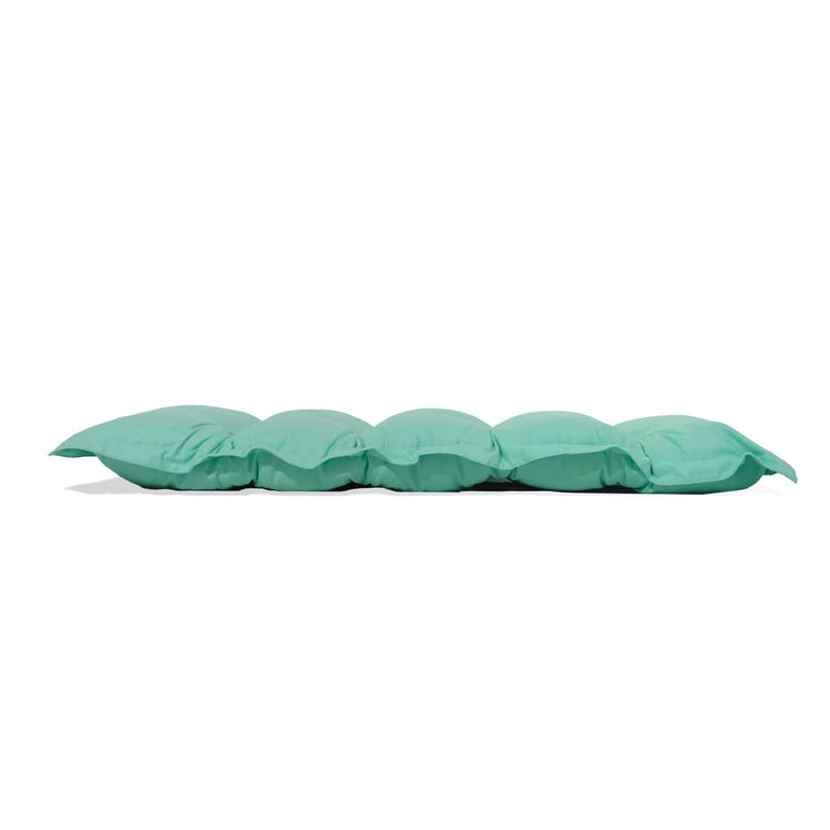 Coussin capitonné Confort Intérieur Extérieur 120x60cm - Vert mint - Deco-arts.fr