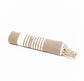 Fouta en coton arthur 100x200cm beige - Deco-arts.fr