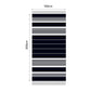 Fouta en coton arthur 100x200cm bleu marine - Deco-arts.fr